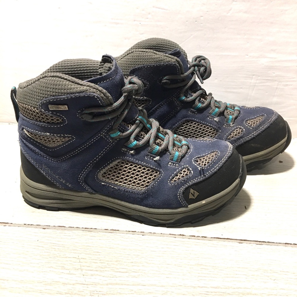 Kids Sz 5. Youth Vasque Breeze III Ultra Dry 7207 Blue Waterproof Hiking Boots
